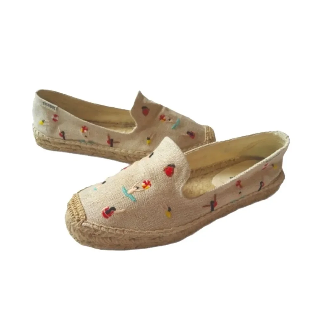 Soludos Swimmer's Embroidery Esprilles